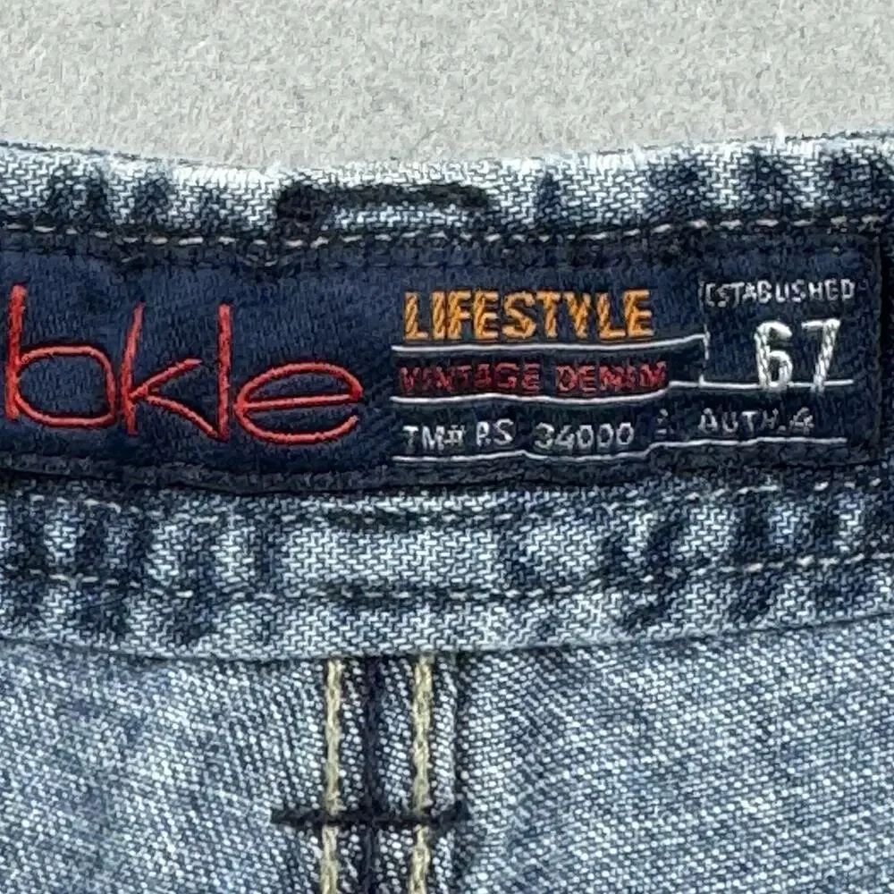 BKE Denim Courtney Shorts Womens 29 Blue Mid Rise Cotton Classic Jean Short Boho - Picture 9 of 15